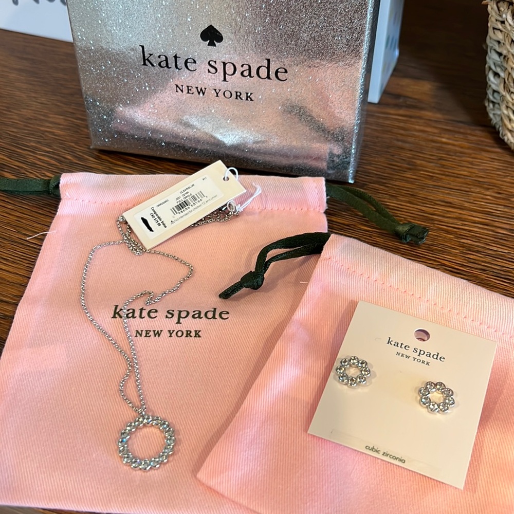Kate Spade necklace & earring set